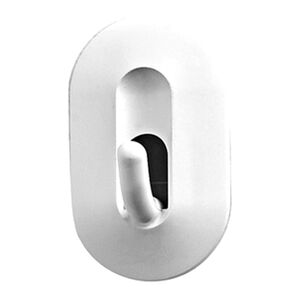 Spectrum 2-Piece Classic Adhesive Hook White 1.5inch Spectrum 2-Piece Classic Adhesive Hook White 1.5inch